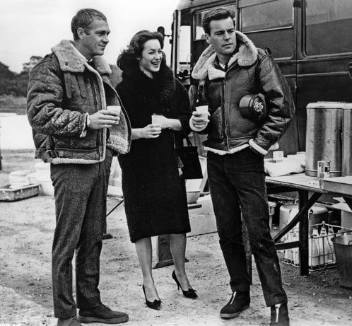old school bomber jackets circa 1940